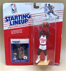 MICHAEL JORDAN 1988 KENNER STARTING LINEUP SEALED ROOKIE CHICAGO BULL FIGURE